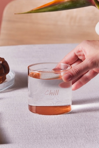 Karaca Mito Cam Su Bardağı 330 Ml Turuncu Turuncu