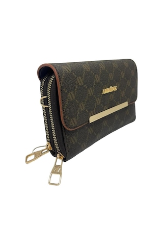 Armine 381 Bayan Çanta Kahverengi Noktalı Kahverengi