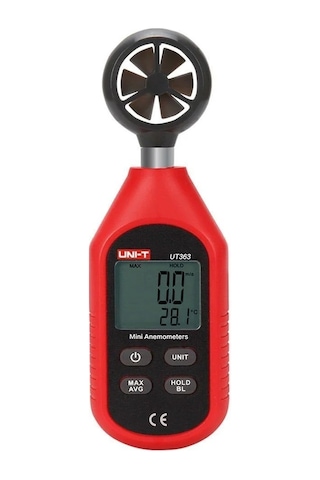 Unit Ut363 Mini Dijital Rüzgar Hızı Ölçer Anemometre