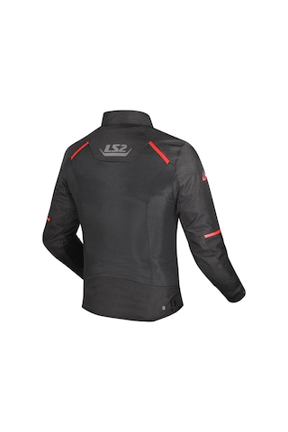 Ls2 Breeze Mont Siyah-kırmızı