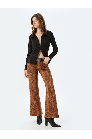 Koton Uzun Kollu Klasik Yaka Slim Fit Gömlek Siyah 5wak60036ek Siyah