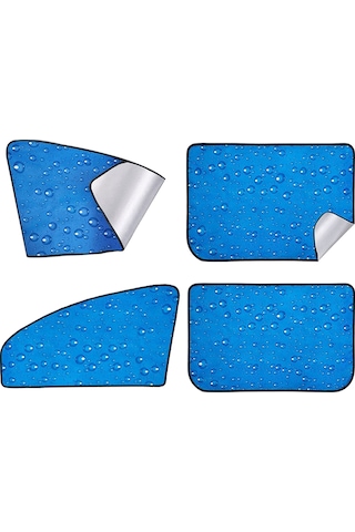 Suntek Premium Anti-uv Araba Geri Çekilebilir Manyetik Yan Cam Güneşlik 4'lü Paket