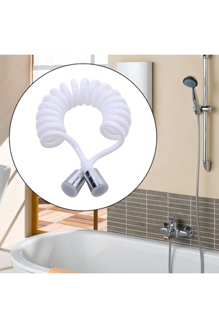 Homyl Bide Püskürtücü Tuvalet Musluk Havzası Duşları Beyaz