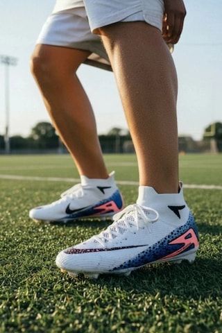 In Step La Liga Airboom Erkek Halı Saha Ayakkabısı - Çim Saha Ayakkabısı Beyaz Krampon - 610