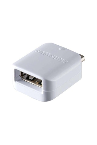 Samsung Uyumlu Type-C To Usb Otg Çevirici Dönüştürücü Adaptör Beyaz