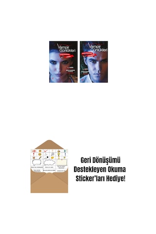 Vampir Günlükleri - Stefan Günlükleri Vol. 5 Sığınak + Vampir Günlükleri - Stefan Günlükleri Vol. 4 Karındeşen + Okuma Sticker'ları