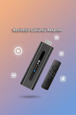 Tv Android 14.0 Tv Stick 4k Ultra Hd Dual Wifi Bluetooth Akıllı Tv Dönüştürücü