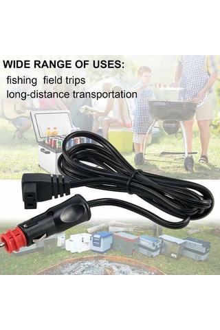 Konesam Avrupa Standartı Araç İçi Kırmızı Kafa Alman Tipi Endüstriyel Şarj Kablosu 2m - Soğukluk Kutusu Bağlantı