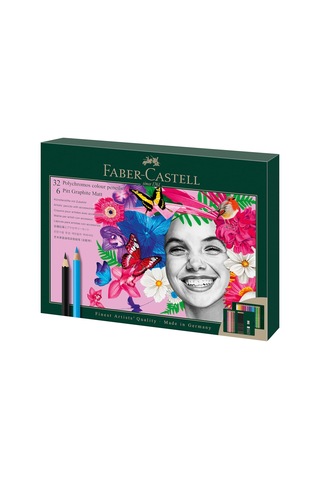 Faber-castell Polychromos & Pitt Grafit Mat 40'lı