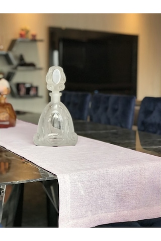 Valerium Simli Pudra Runner 40x150cm Pudra