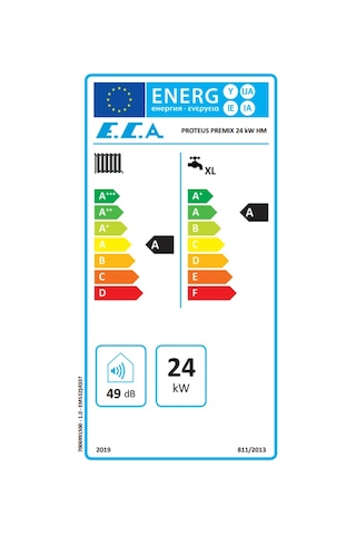 E.C.A Proteus Premix 24/24 Kw (20.000 Kcal) Tam Yoğuşmalı Kombi