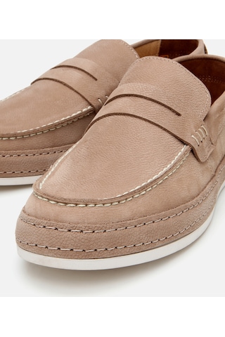 Hotiç Erkek Nubuk Bej Rahat Tabanlı Loafer 02ayh302550a300 Bej