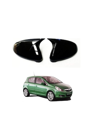 Opel Corsa D 2006-2014 Arası Yarasa Batman Ayna Kapağı Piano Bla