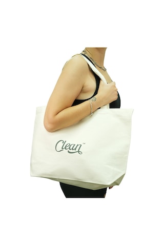 Clean Powders Bez Çanta Bej Standart Renkli