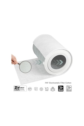 Faf Fresh Air Filter 10/pcs Electrostatic Dust Trap Pre-filter For Purifier Serileri İle Uyumlu Hava Temizleyici Filtre Üstü Elektrostatik Toz Tutucu Koruyucu 3000i Serisi / Ac3033-ac3039
