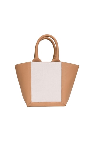 Dogo Kadın Vegan Deri Kahverengi Tote Bag - Warner Bros Scooby Doo Found Love Tasarım Çok Renkli