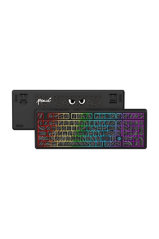 Ak980 3 Modlu Hot-swap Tft Ekranlı Mekanik Oyun Klavyesi-8.000 Mah Batarya Dinamik Rgb