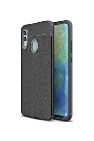 Huawei P Smart 2019 Kılıf Zore Niss Deri Desenli Silikon Kılıf