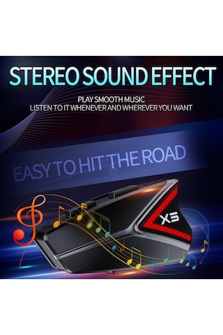 Dancemonkey Bt5.0 Motosiklet Kulaklığı - Su Geçirmez, Gürültü Önleyici, Stereo Müzik Ve Hands-free Arama - Yüksek Kaliteli, Dayanıklı Kulaklık