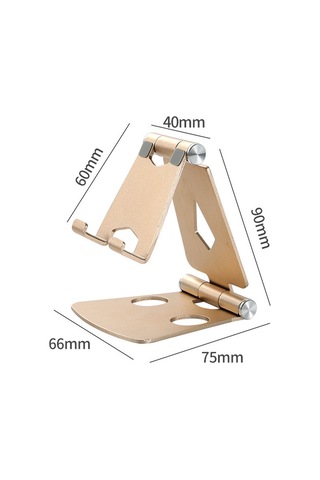 Tenfowee "270 Derece Ayarlanabilir Çift Katlanır Alüminyum Telefon Standı - Kaymaz Tabanlı" Diğer