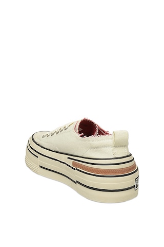 Lufian 121230039 Elena Canvas Unisex Sneaker Ayakkabı Bej