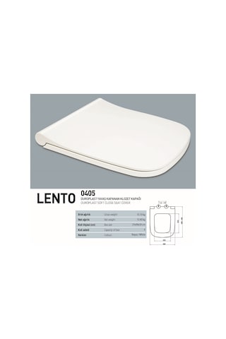 Turavit LN5610 Luna Rimout Kanalsız Asma Klozet Nkp Yavaş Kapak