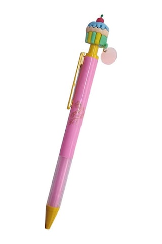 Cupcake Versatil Kalem Açık Pembe 1 Adet Pasta Kapkek Figürlü 0,7 Uçlu Kalem Hediye Kalem Sevimli Kalem