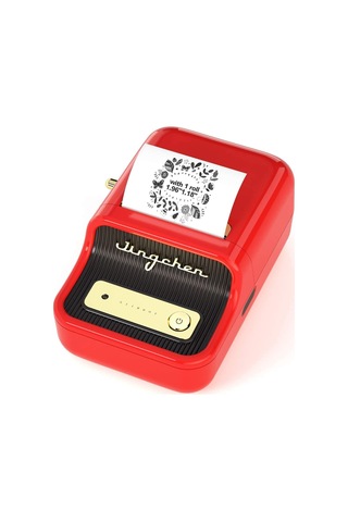 Nıımbot B21s, Taşınabilir, Mürekkepsiz, Termal Etiket Yazıcı Bluetooth, Type-c Kırmızı