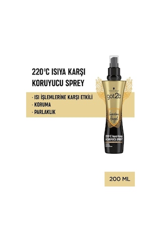 Schwarzkopf Got2b Guardian Angel Isıya Karşı Koruyucu Saç Spreyi 200 ML
