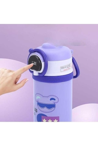 Novahub 316l Paslanmaz Çelik Çocuk Termos, 550ml, Mor, Isı Yalıtım, Öğrenci Bardağı Mor