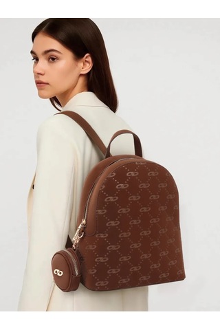 Kari Şehir A5 Deri Sırt Çantası 463477440 Kahverengi