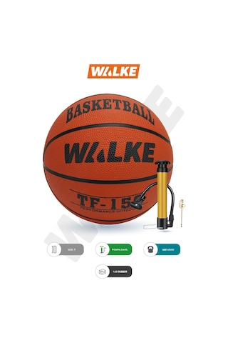 Walke Premium 7 Numara Basketbol Topu Pompa Hediyeli