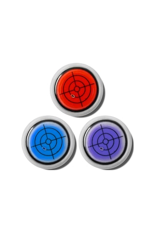 Xindoker Kırmızı Golf Şapka Klipsü - Plastik Ve Metal Malzeme - 30mm Çap - Seviye Ayarı Fonksiyonu