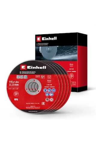 Einhell İnox Kesici Disk 115x1.0 Mm 5 Adet - 49711521
