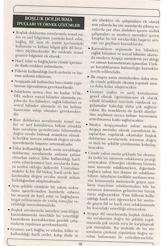 YDS-YÖKDİL-YKS Arapça Soru Bankası - Mevlüt Öztürk - Muarrib
