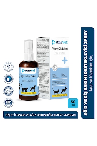 Onevet Kedi Ve Köpekler İçin Ağız Diş Bakımı Destekleyici Damla