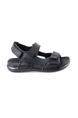 Papuçcity Carla Verde 171241 Orto Pedik Erkek Çocuk Sandalet Siyah