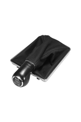 Moveevo Opel Astra Corsa Gtc 2005-2010 İçin 6 Vitesli Deri-plastik Vites Kapağı, Ergonomik Tasarım, Toz Engelleme, Kolay Kurulum Diğer