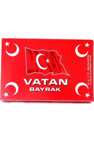 Vatan Türk Bayrağı Polyester Kumaş 70 x 105 CM