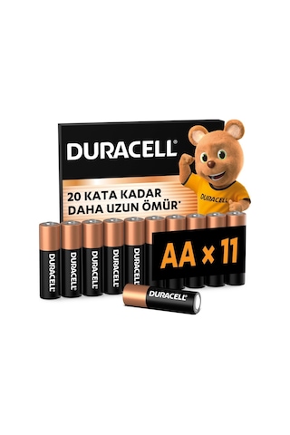Duracell Basıc Aa Alkalin Kalem Pil 11'li Paket 1,5v