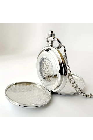 Köstekli Saat Kurmalı Gümüş Renk 709781