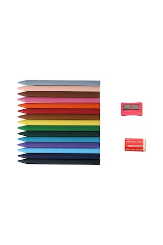 Faber-castell Silinebilir Mum Boya, 15 Renk Genel
