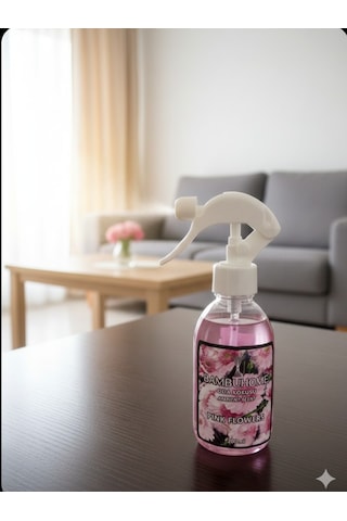 Bambuhome Dıffuser Oda Otomobil Kokusu Pembe Çiçekler 200 Ml Taze Bahar Çiçekleri