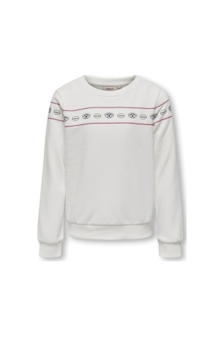 Only Kogellıs Short L/s Eye O-neck Swt Kız Çocuk Turuncu Sweatshirt - 15303568