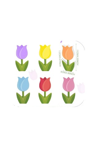 Monyee Ahşap Zambak Dekoratif Çiçekler Seti 6 Renkli - Ev Dekorasyonu, Mutfak, Odalar İçin, Anneler Günü Hediyesi