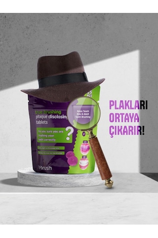 Tbrush Plak Kaşifi ve Tartar Gösterici Tablet