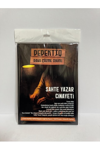 Dedektif Dava Çözme Oyunu Sahte Yazar Cinayeti