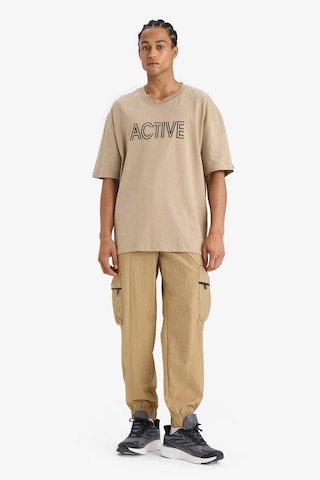 DeFactoFit Oversize Geniş Kalıp Kargo Cepli Sporcu Dokuma Pantolon C1528AX24SMBG315