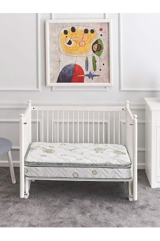 Keremce Deluxe Gold Bambu Lüks Pedli Yaylı Yatak - Standart 60 x 120 CM