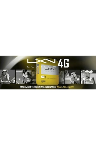 Luxilon 125 4G Raket Kordajı 1.25 MM Kordaj Gold Wrz997110